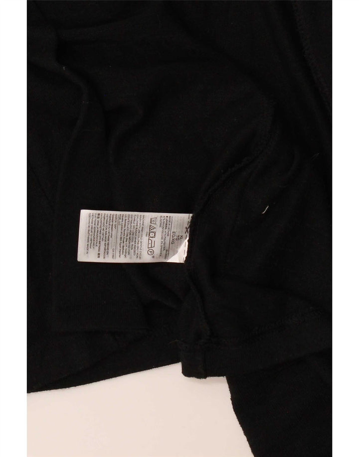 Pulover cardigan deschis supradimensionat pentru femei Gap UK 18 XL Poliester negru
