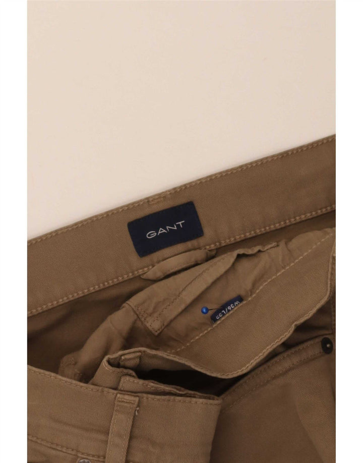 Pantaloni casual drepti pentru bărbați Gant W36 L32 bej