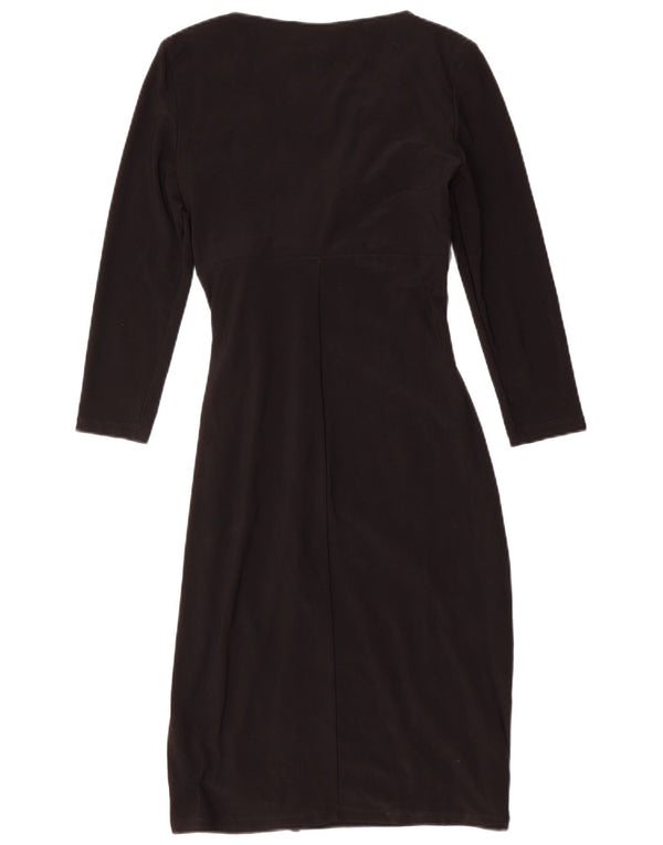 Rochie teacă pentru femei Ralph Lauren cu mâneci 3/4 US 4 Small Black