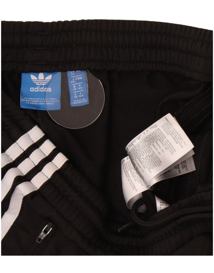 Pantaloni de trening Adidas pentru femei UK 12 Poliester mediu negru