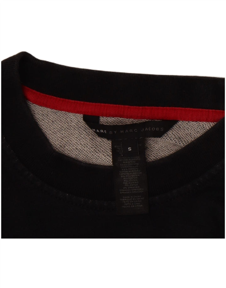 Hanorac grafic pentru bărbați Marc Jacobs Pulover mic din bumbac bleumarin