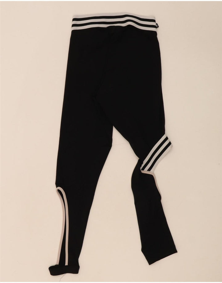 Leggings Rita Ora Adidas pentru femei UK 8 Small Black Colorblock Poliester