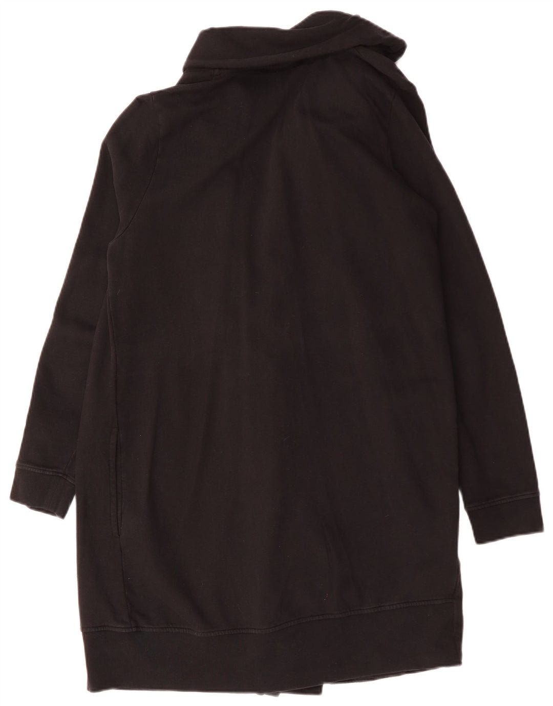 ALL SAINTS Pulover cardigan cu paragate supradimensionat pentru femei UK 14 Medium Black