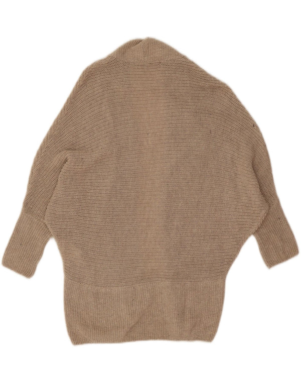 Pulover cardigan deschis pentru femei Zara Liliac, UK 10, bumbac, bej mic
