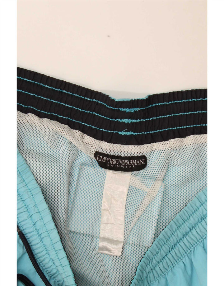 Pantaloni scurți de înot pentru bărbați Emporio Armani, albastru mediu