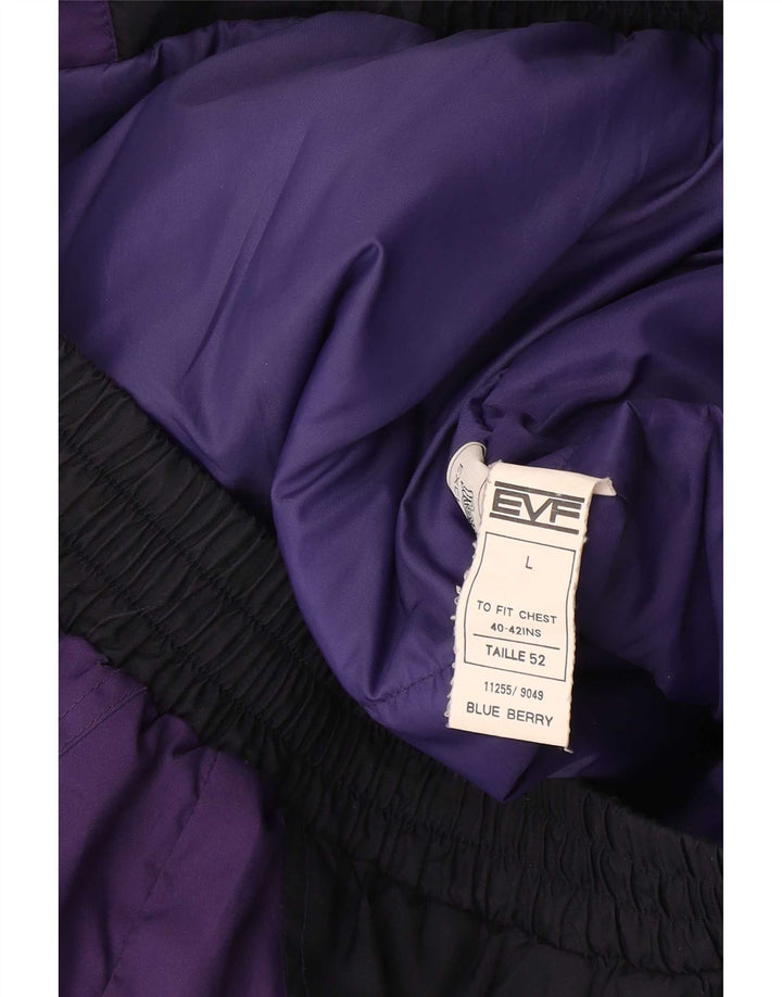Jachetă de schi pentru bărbați EVF, cu glugă, UK 40, mare, violet, poliester