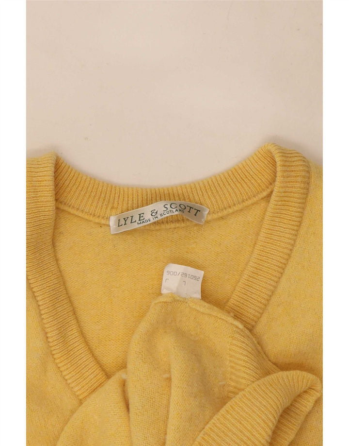 Lyle & Scott Vestă pentru bărbați Tank Top mare galben