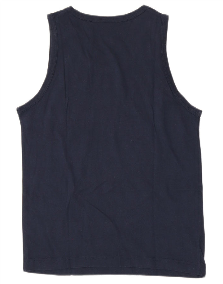 Top Vest Asics pentru femei UK 12 Medium Bleumarin Bumbac