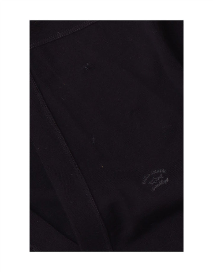 Pulover cardigan pentru bărbați PAUL & SHARK Lână mare albastru bleumarin