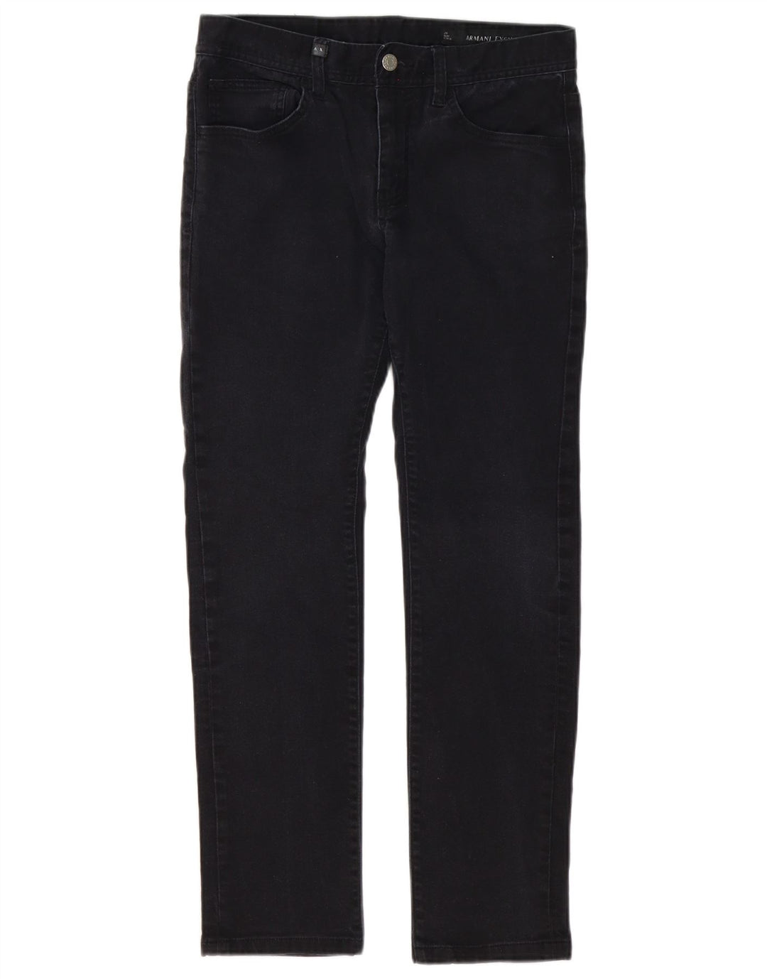 Blugi slim pentru femei Armani Exchange W31 L29 bumbac negru