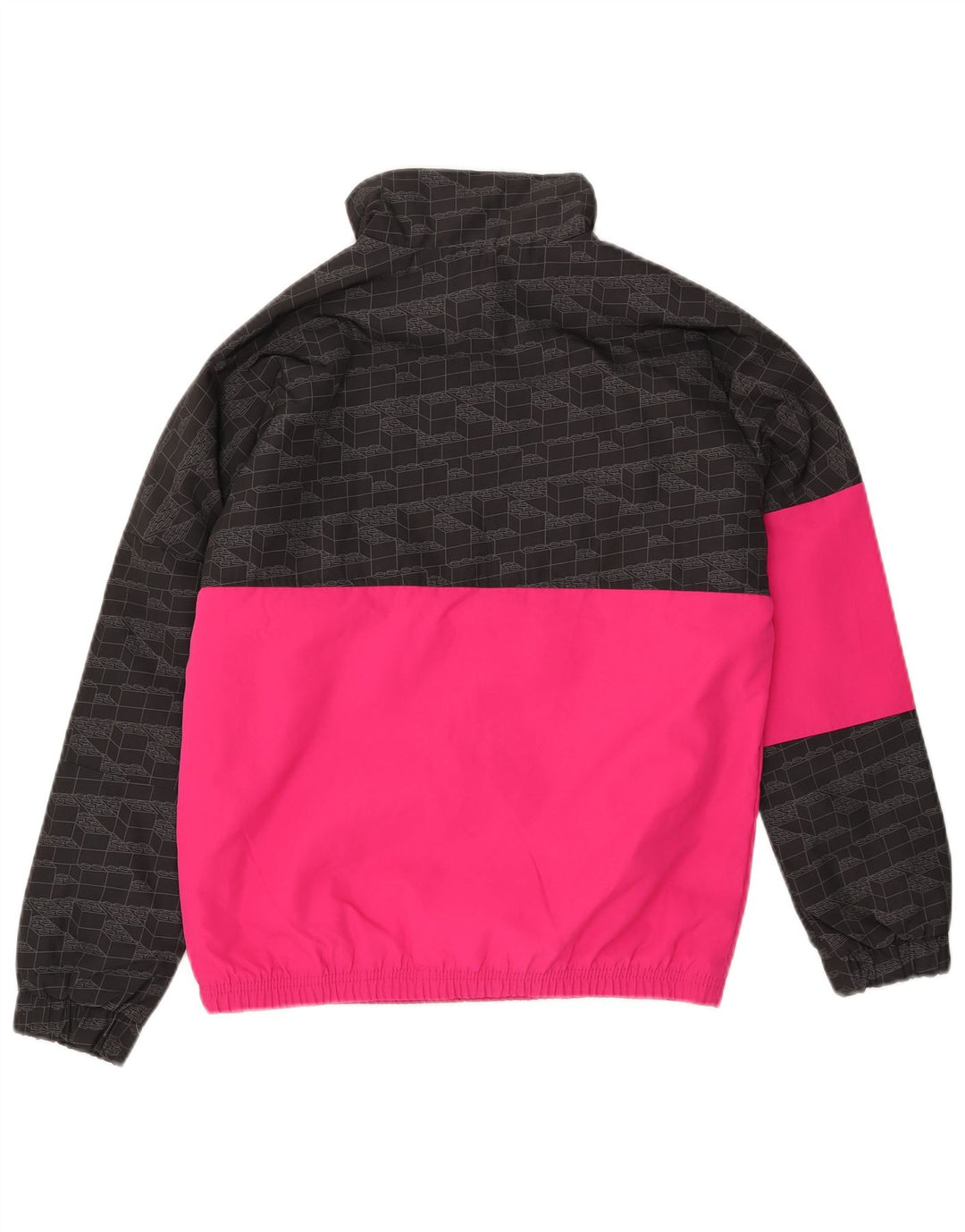 Jachetă Anorak pentru fete ADIDAS 11-12 ani roz, poliester color bloc