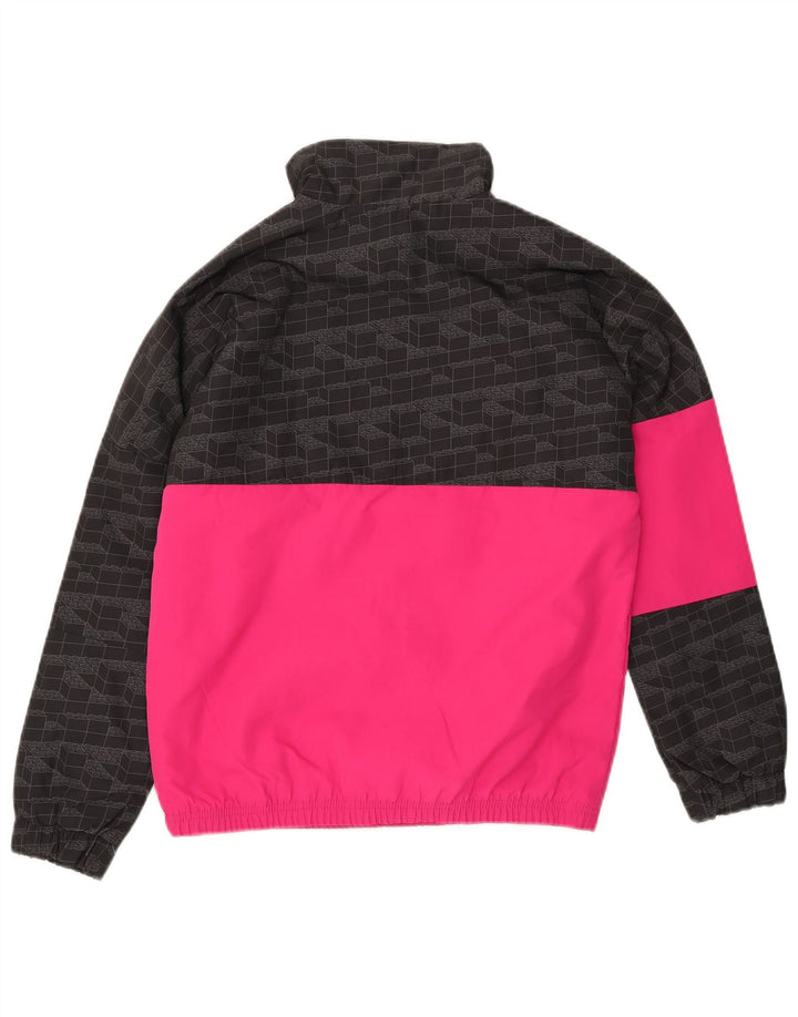 Jachetă Anorak pentru fete ADIDAS 11-12 ani roz, poliester color bloc