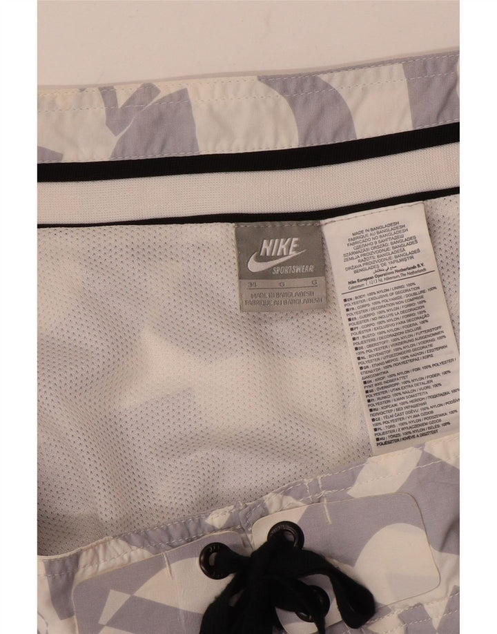 Pantaloni scurți de înot NIKE pentru bărbați, nailon geometric geometric, violet