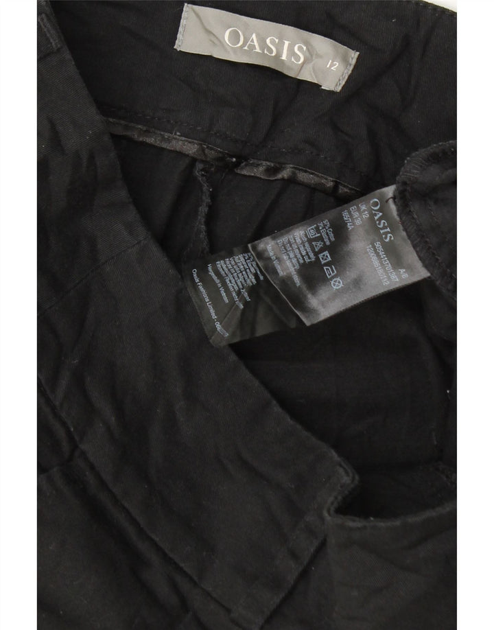Pantaloni scurti chino pentru femei Oasis UK 12 Medium W32 Bumbac negru
