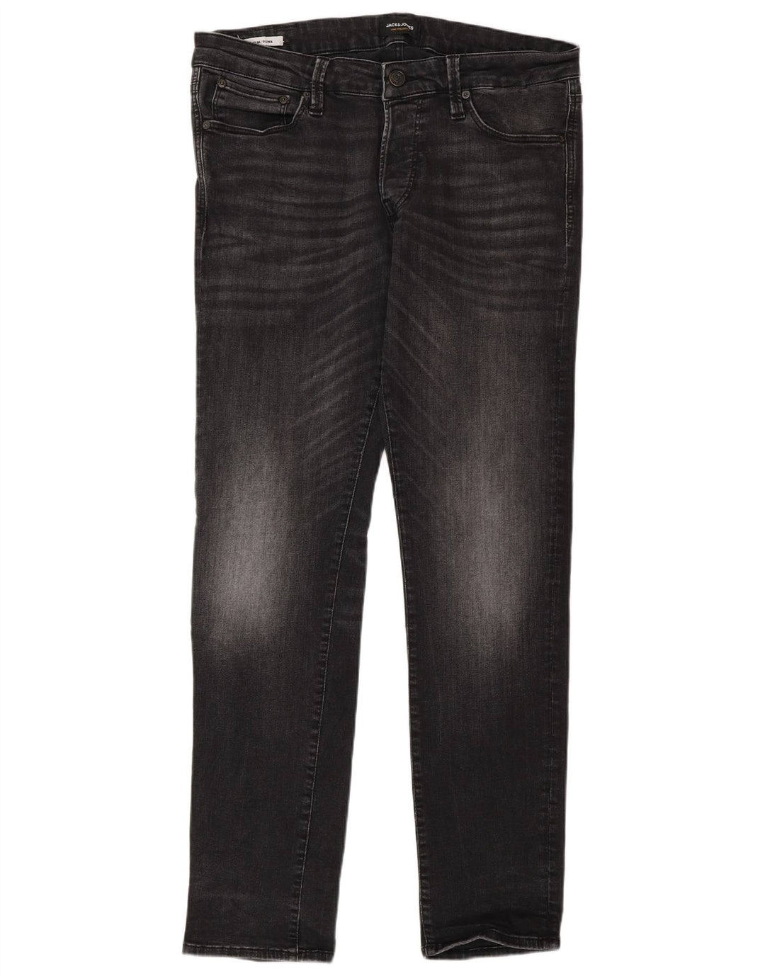 Blugi Jack & Jones GLENN Slim pentru bărbați W34 L32 bumbac gri