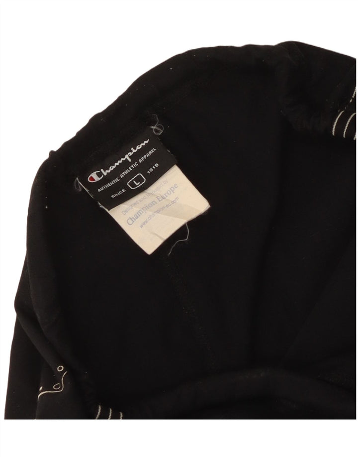 Pantaloni de trening Champion pentru femei UK 16 Poliamidă neagră mare
