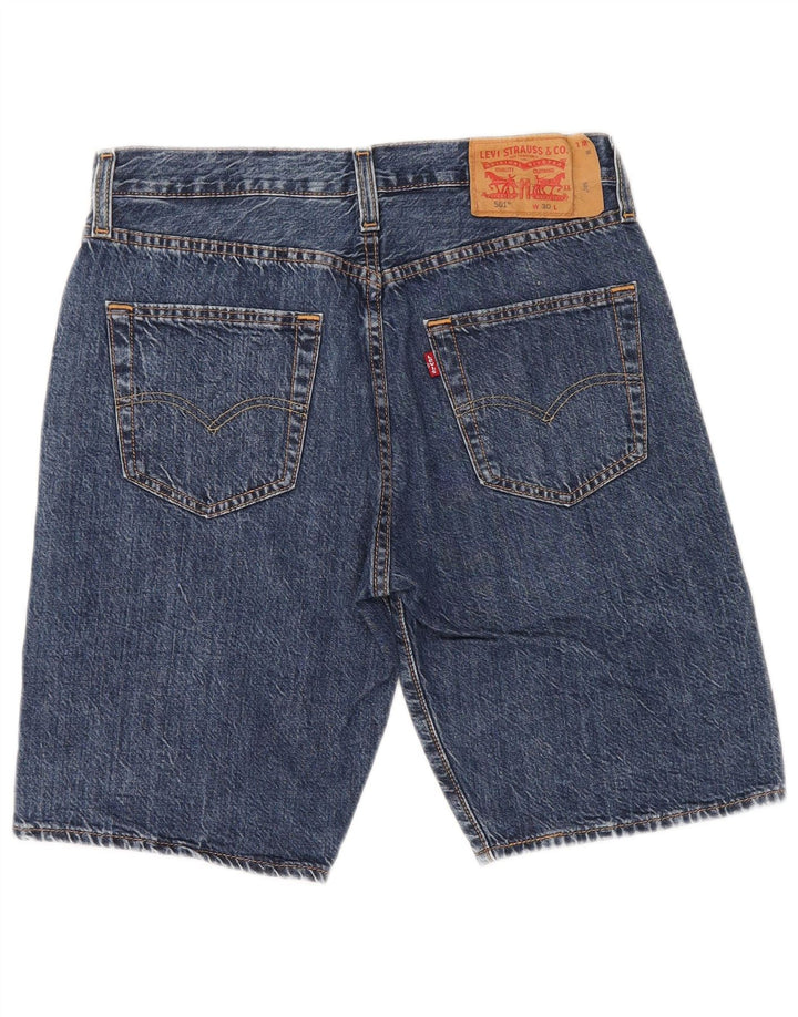 Pantaloni scurți Levi's 501 Denim W30 Medium Blue Bumbac