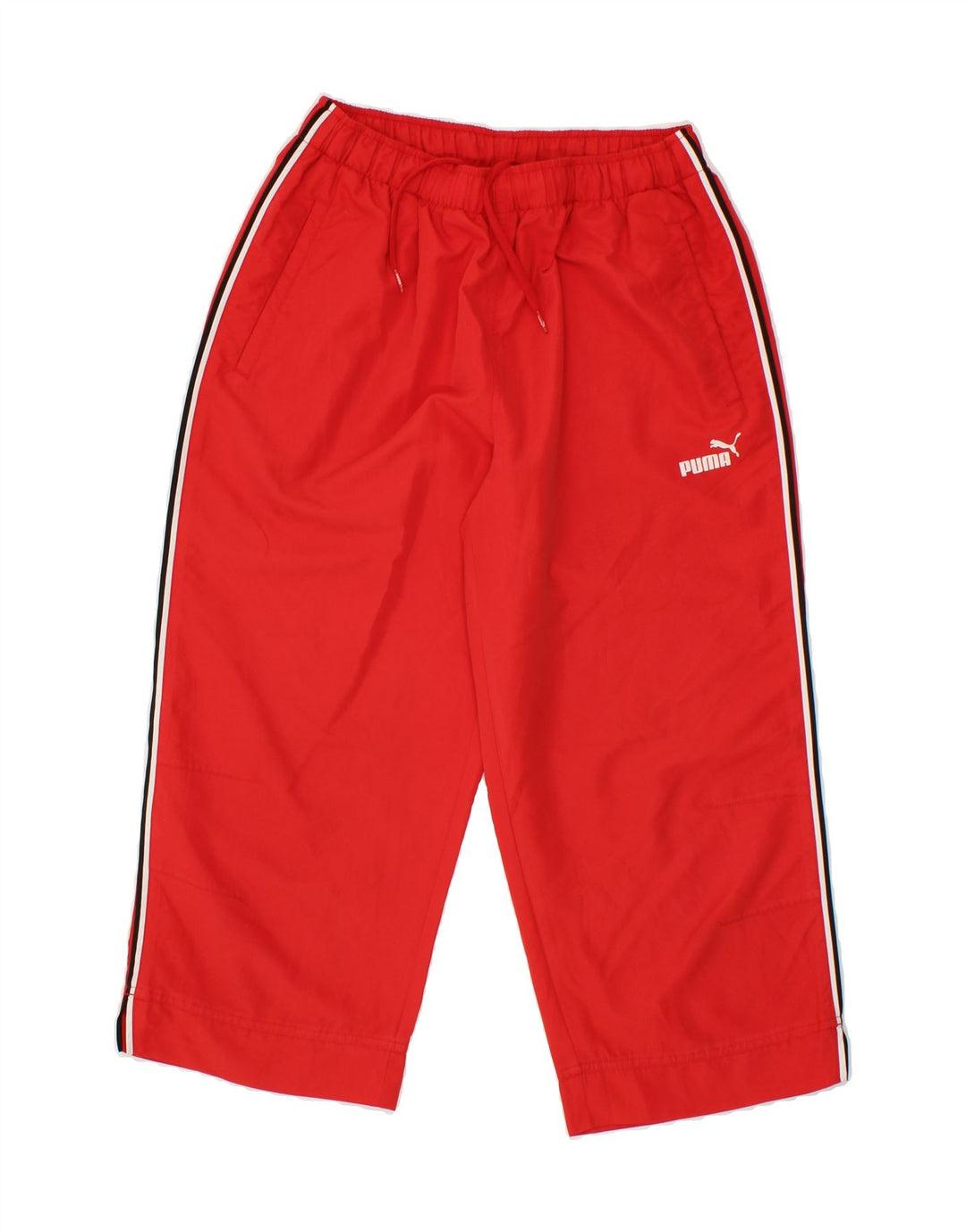 PUMA Womens Capri Tracksuit Trousers UK 10 Small  Red Polyester Vintage Puma and Second-Hand Puma from Messina Hembry 