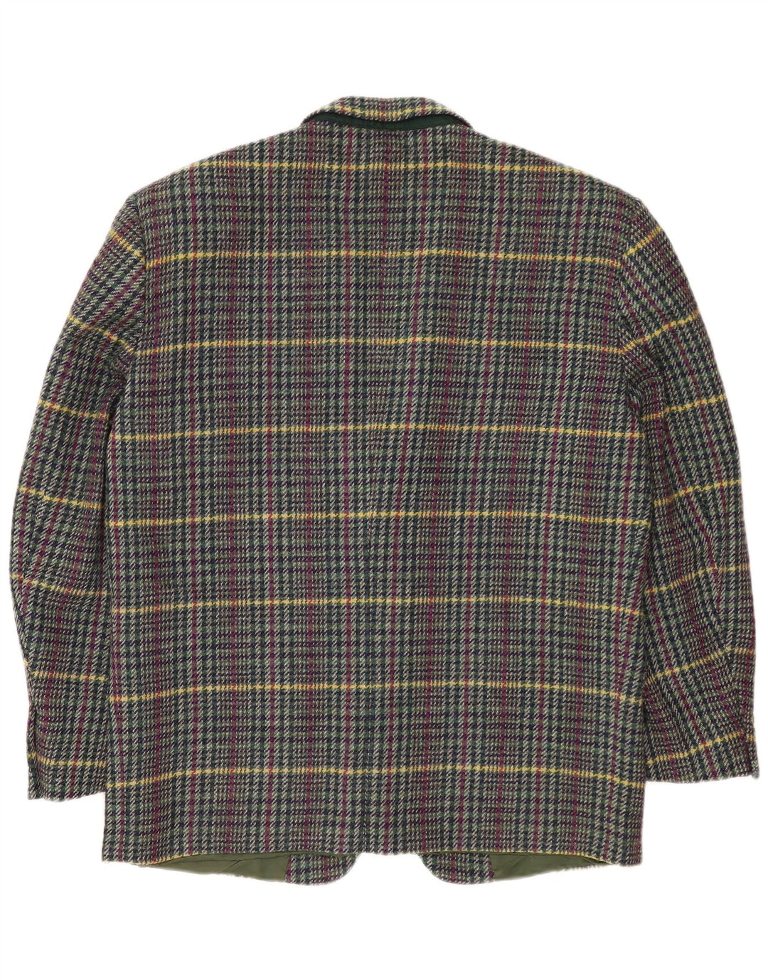 Jachetă pentru bărbați Cerruti 1881 cu 2 nasturi, UK 42 XL, lână cu carouri multicolore