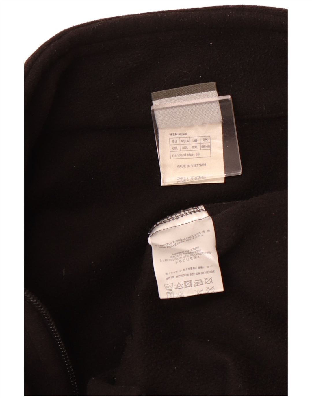 Jack Wolfskin Jachetă pentru bărbați din lână UK 46/48 2XL Poliester negru