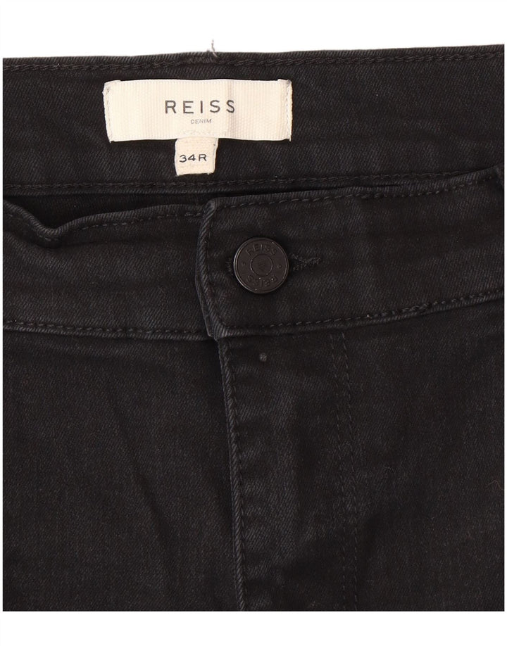 Reiss blugi slim pentru bărbați W34 L30 bumbac gri