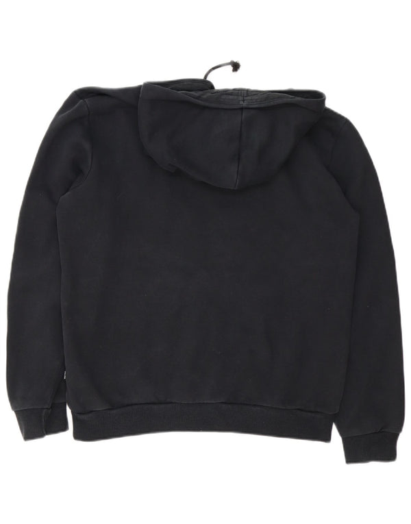 Pulover cu capota cu grafic Puma pentru femei UK 16, mare, negru, bumbac