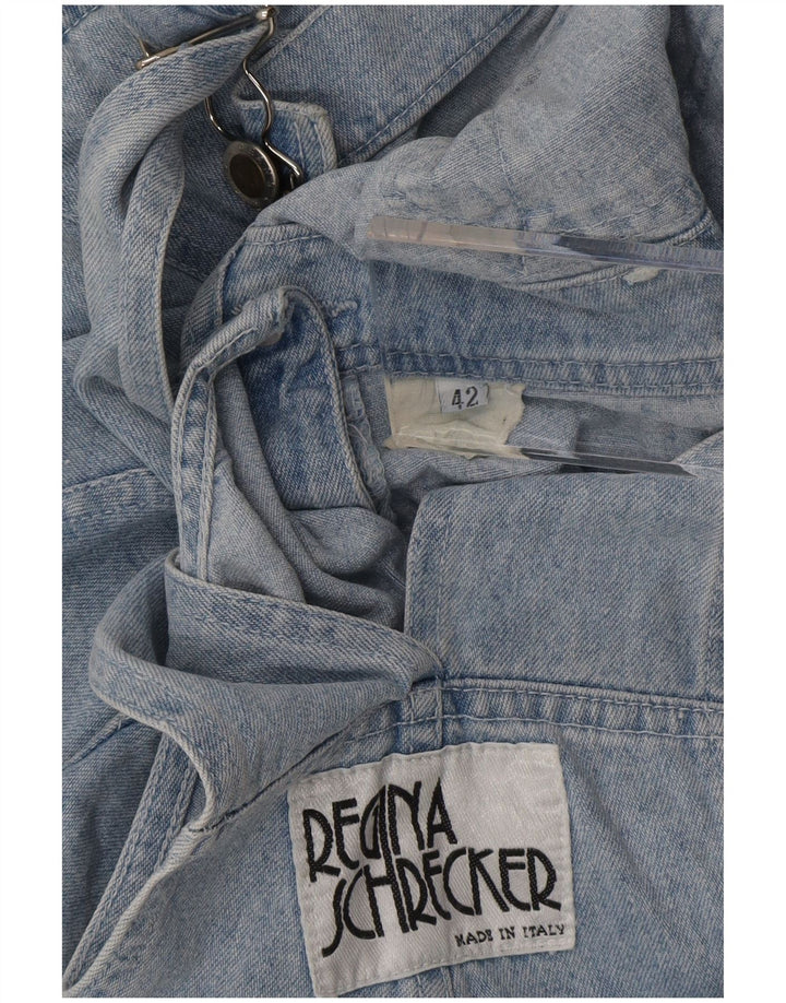 Regina Schrecker Pantaloni scurți din blugi pentru femei, IT 42 Medium W32 Blue