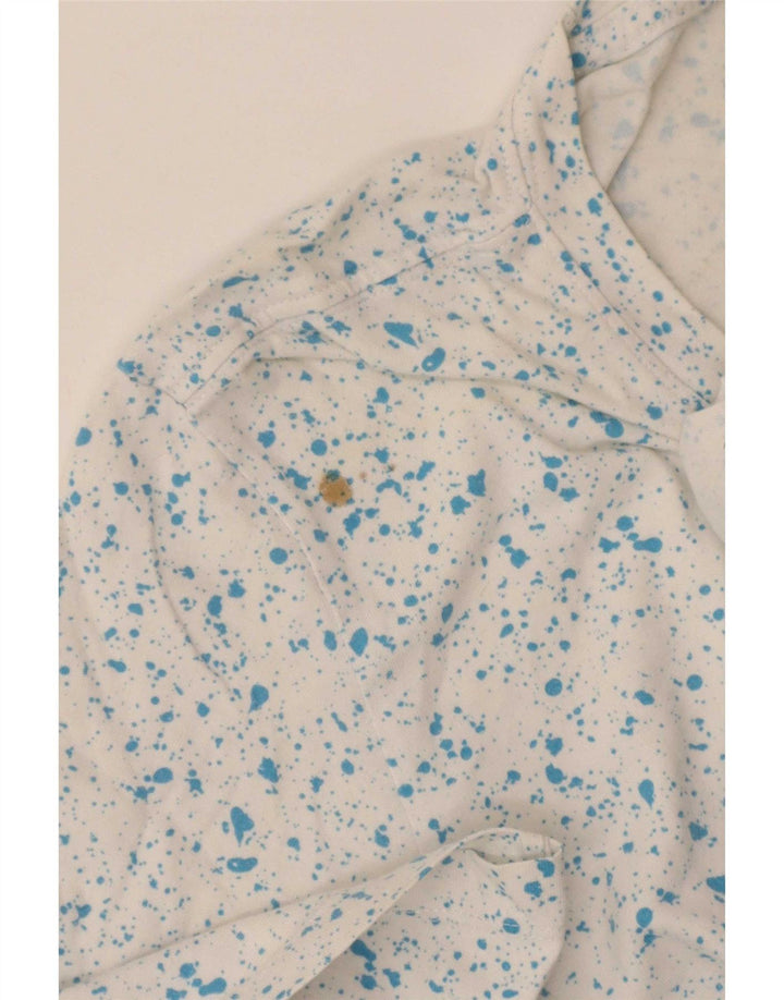 Tricou grafic Nike pentru bărbați Top mare, alb, pete din bumbac