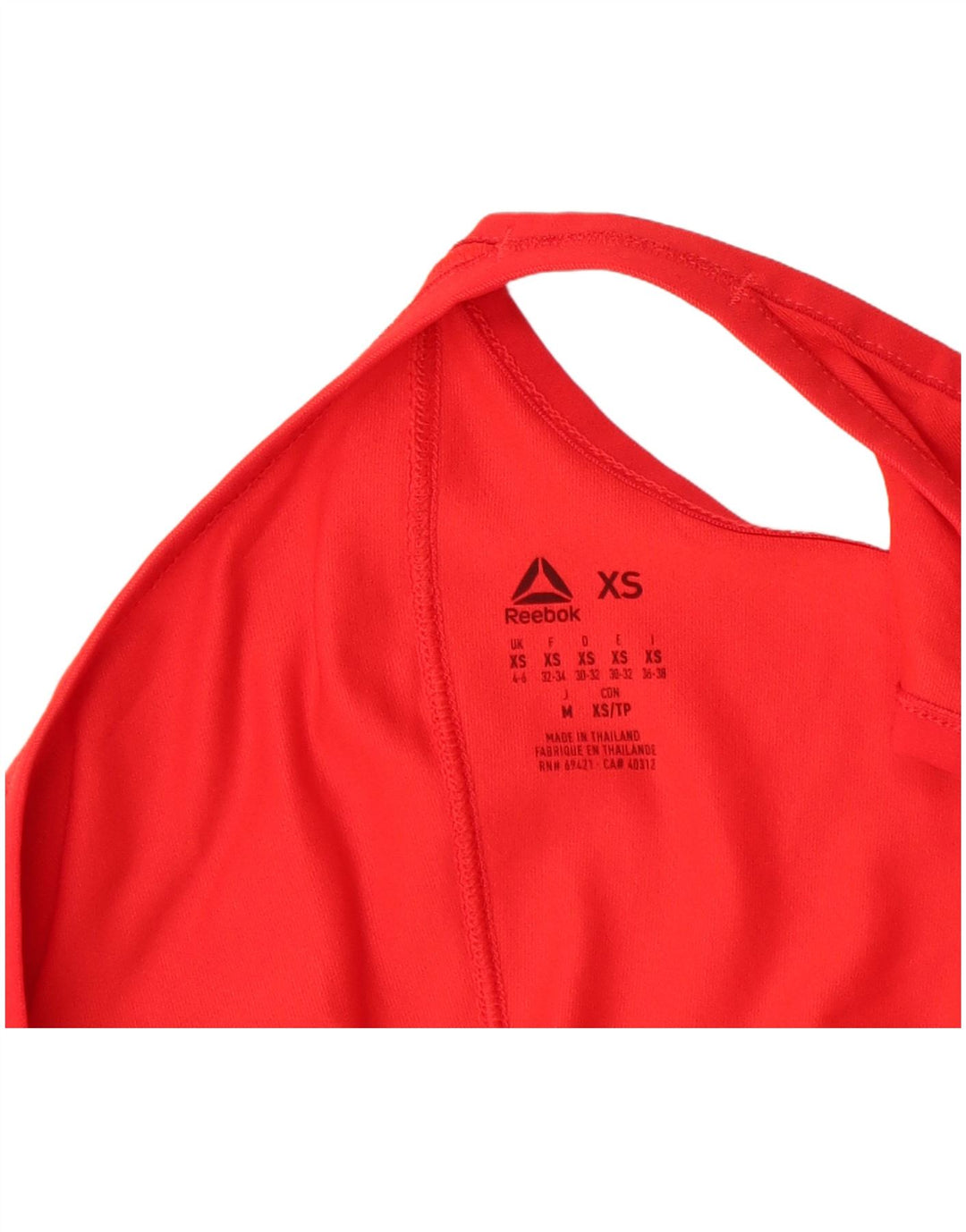 Reebok Bodypump Graphic Vest Top pentru femei UK 4/6 XS Red