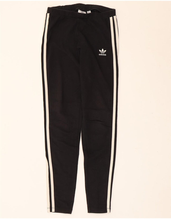 Leggings pentru femei Adidas UK 8 Small Black Bumbac