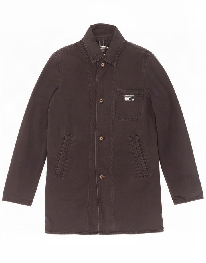 Jachetă parka Superdry pentru bărbați UK 36, bumbac negru mic