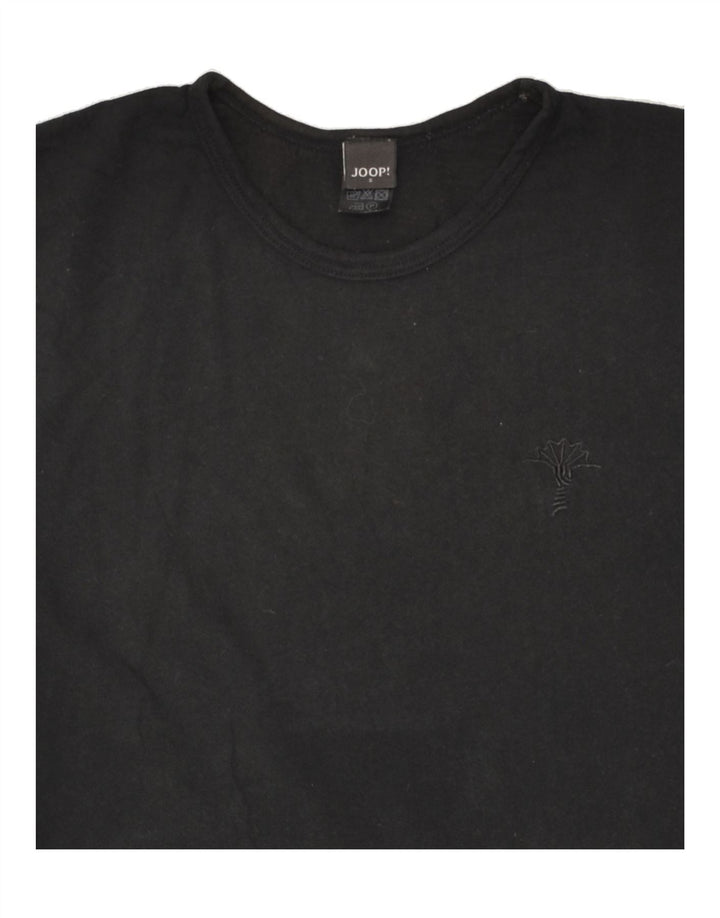 JOOP Mens T-Shirt Top Small Black Cotton | Vintage Joop | Thrift | Second-Hand Joop | Used Clothing | Messina Hembry 