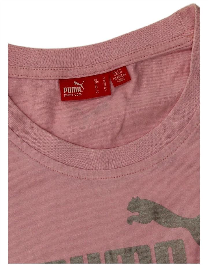 Tricou cu grafic Puma pentru femei Top UK 12 Medium Pink