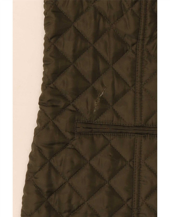 Gilet matlasat Tommy Hilfiger pentru femei UK 12 Medium Khaki Poliester