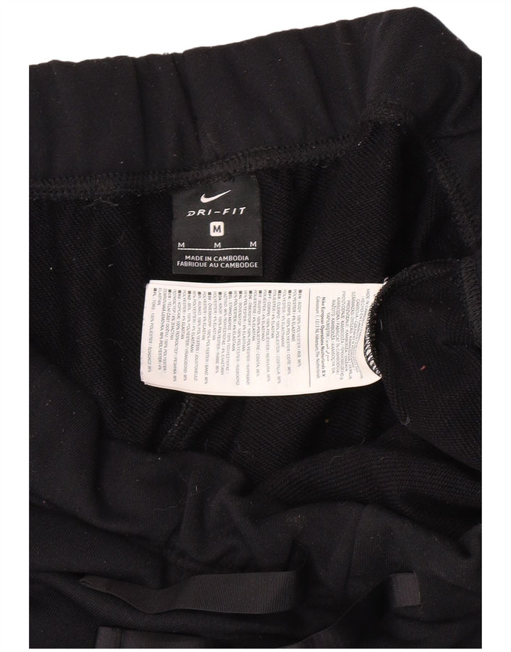 Pantaloni de trening Nike Dri Fit pentru femei Pantaloni de jogging Poliester mediu negru