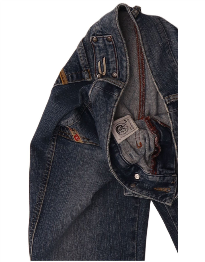 Jeans Bootcut pentru femei Diesel cu talie joasă W28 L33 Bumbac albastru
