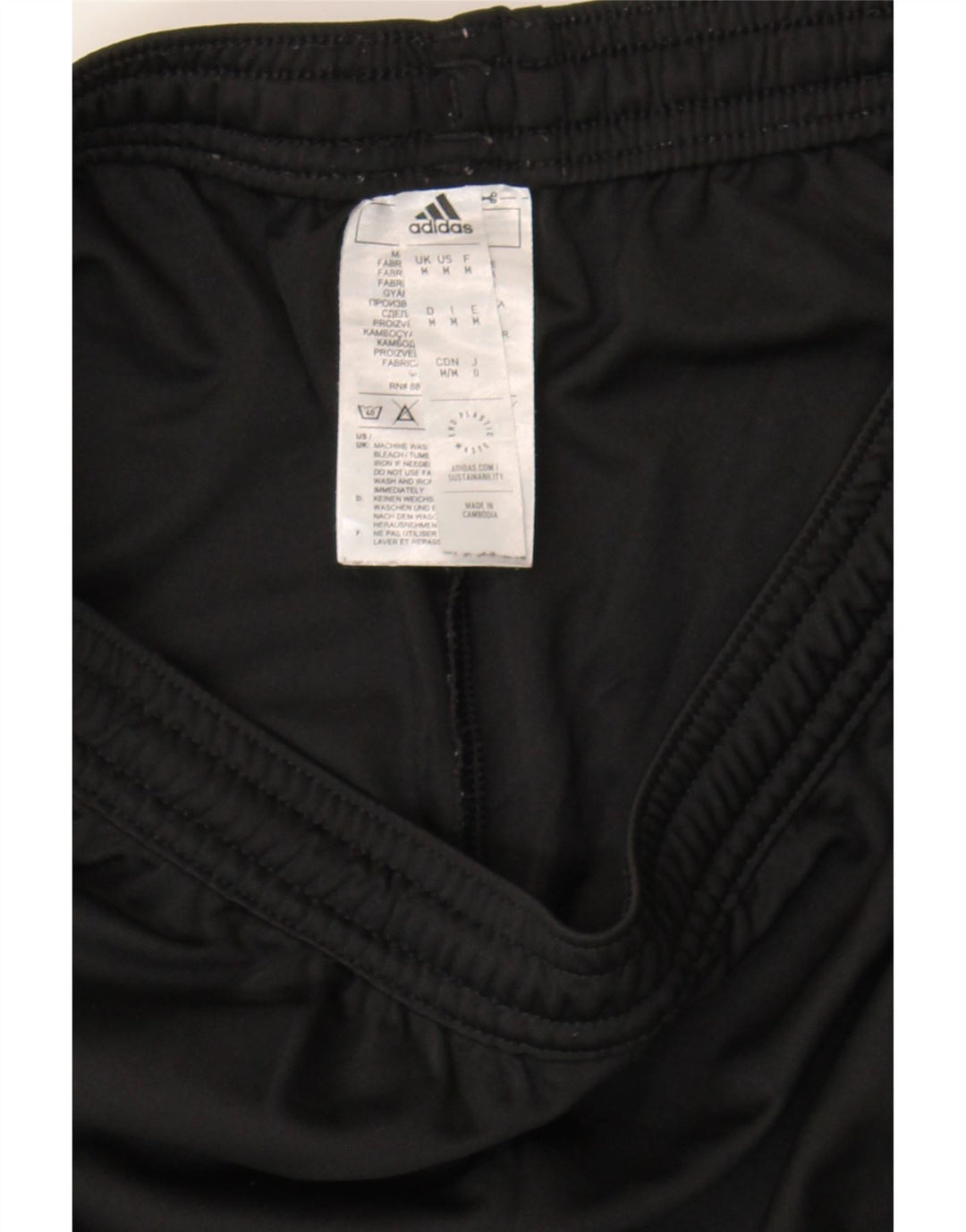 Pantaloni scurți sport Aeroready Adidas pentru bărbați, poliester mediu negru