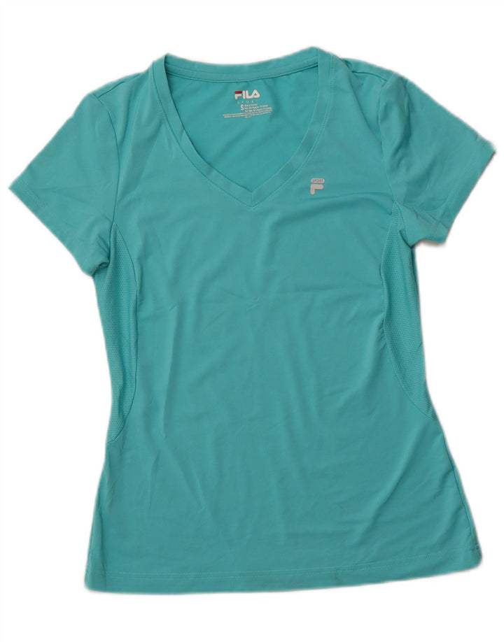 Tricou pentru femei FILA Top UK 8 Small Turcoaz Poliester
