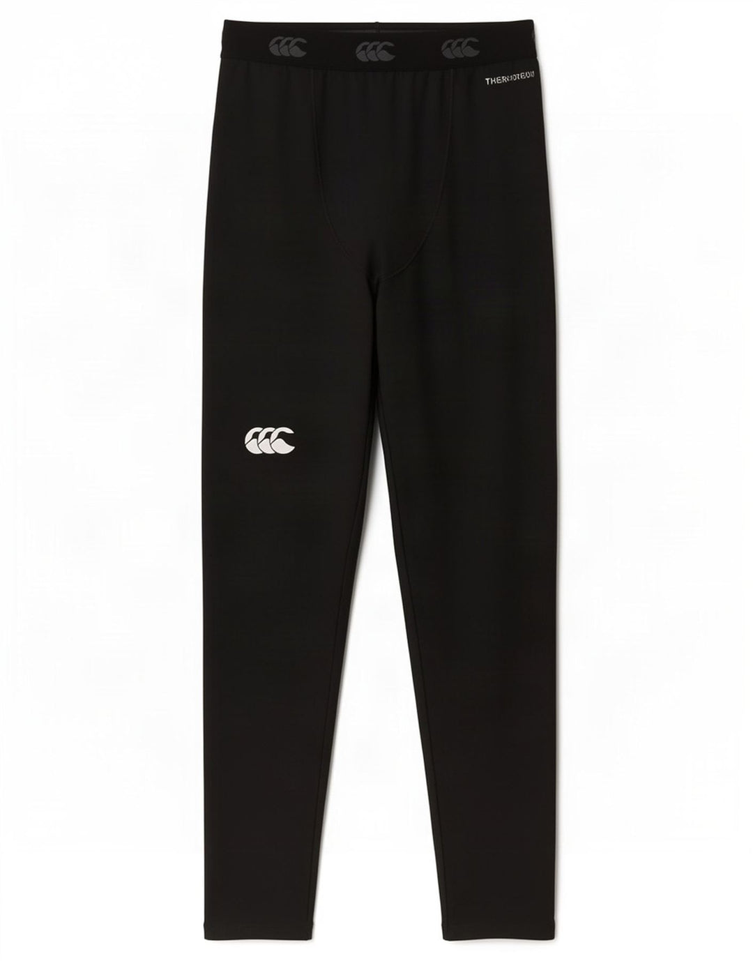 Leggings grafic pentru bărbați Canterbury, poliester mediu negru