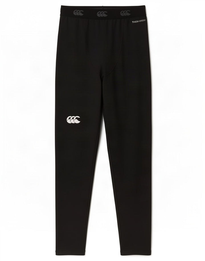 Leggings grafic pentru bărbați Canterbury, poliester mediu negru