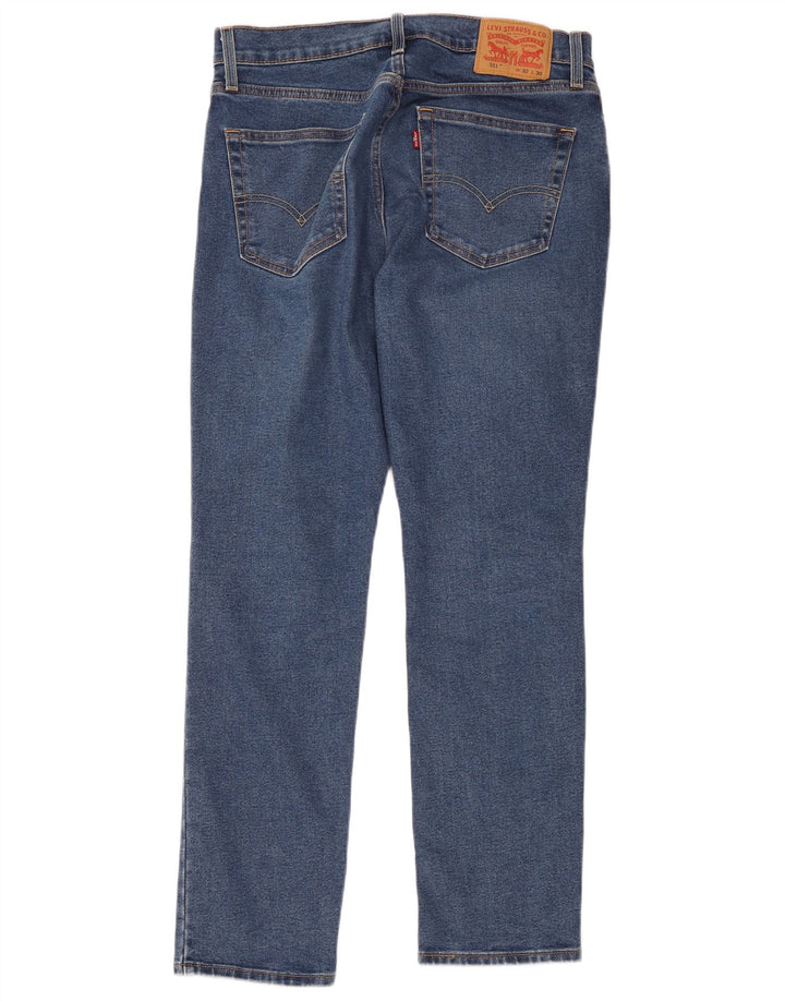 Blugi Levi's 511 Slim pentru bărbați W32 L30 Bumbac albastru