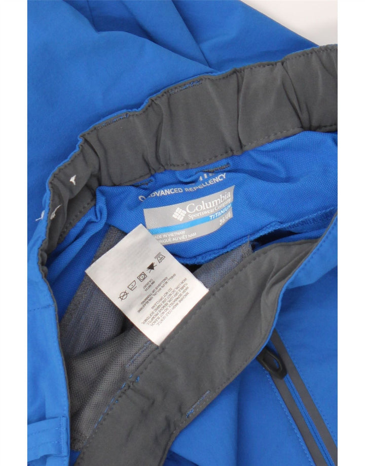 Pantaloni scurți Columbia Titanium Cargo W36 Large Blue Colorblock Nylon