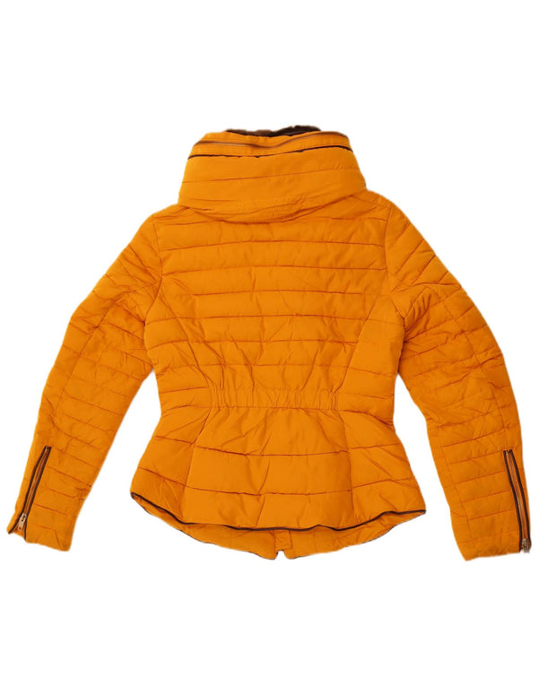 Jachetă căptușită pentru femei Zara UK 10 Small Yellow