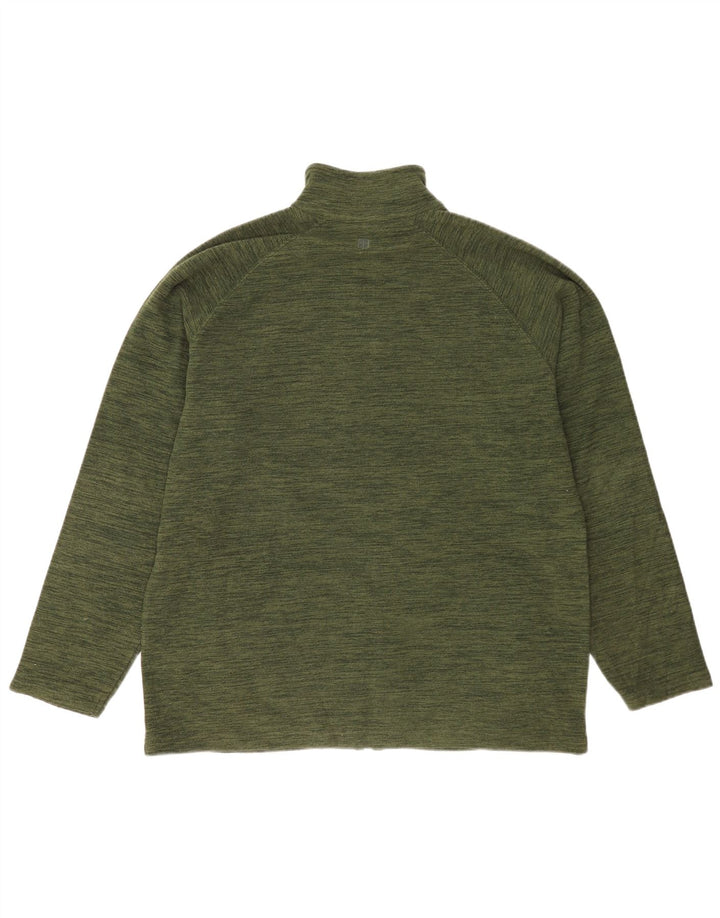 Jachetă din lână pentru bărbați Mountain Warehouse UK 42 XL Poliester pătat verde