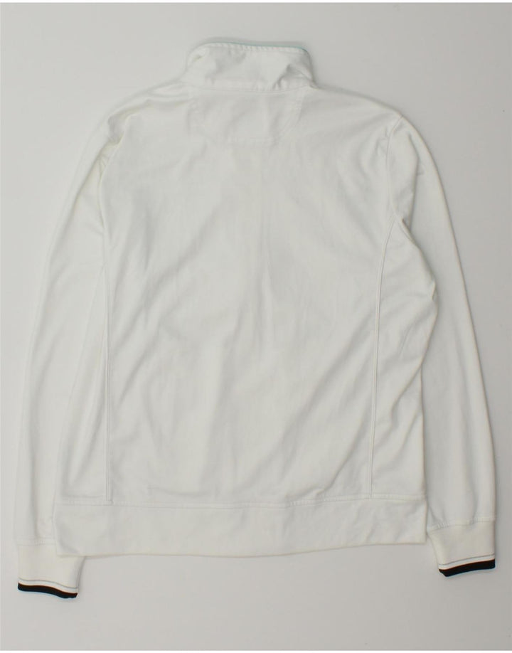 CHAMPION Womens Tracksuit Top Jacket UK 14 Medium White Polyester Vintage Champion and Second-Hand Champion from Messina Hembry 