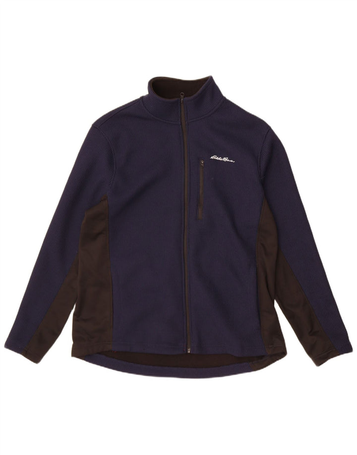 Trening pentru bărbați Eddie Bauer Jachetă mare, albastru bleumarin, poliester color bloc
