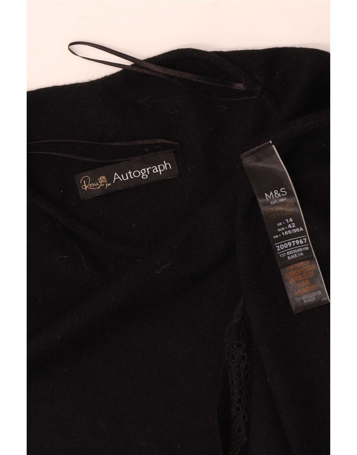 Pulover cu gât țestoasă pentru femei Marks & Spencer UK 14 mare negru