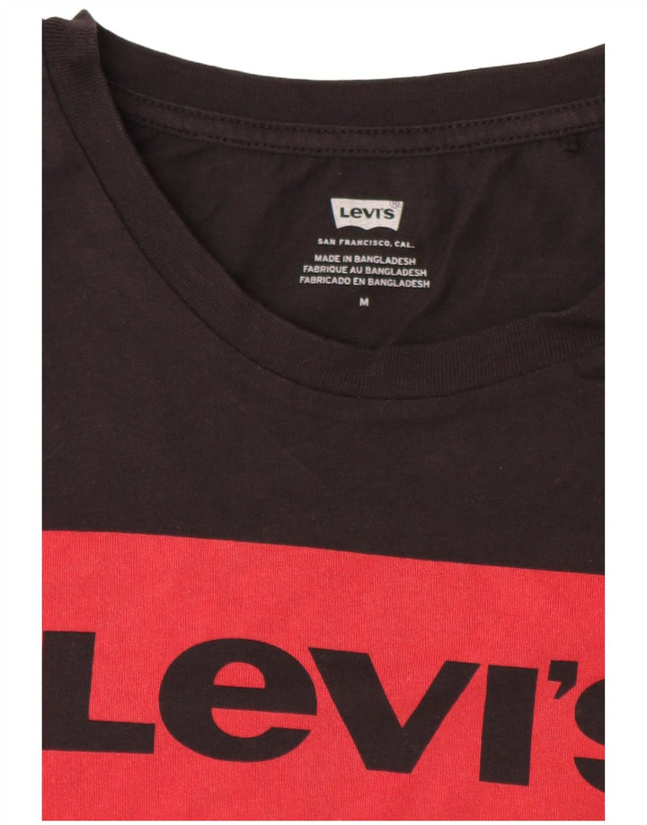Tricou grafic Levi's pentru femei Top UK 14 Medium Black