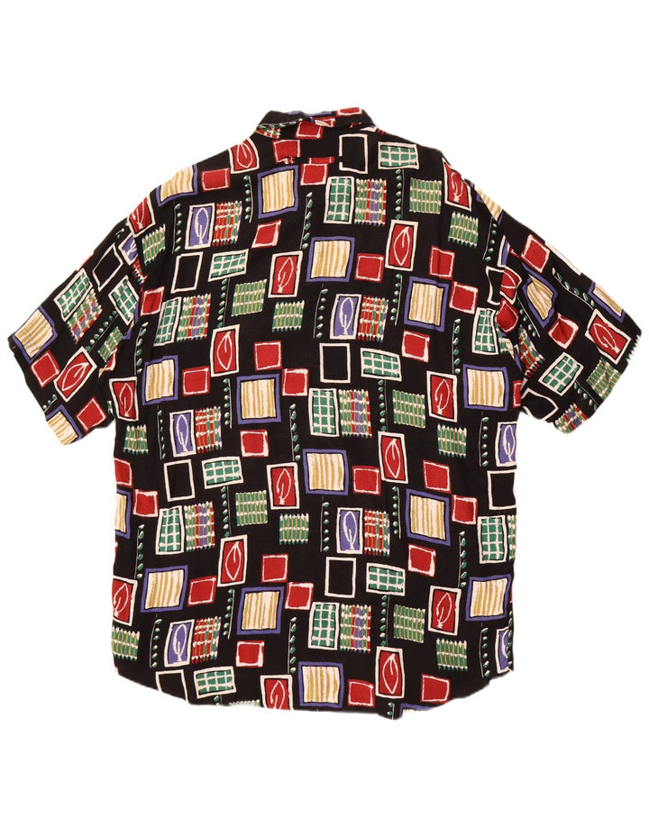 Cămașă cu mânecă scurtă pentru bărbați Haupt XL Negru Geometric