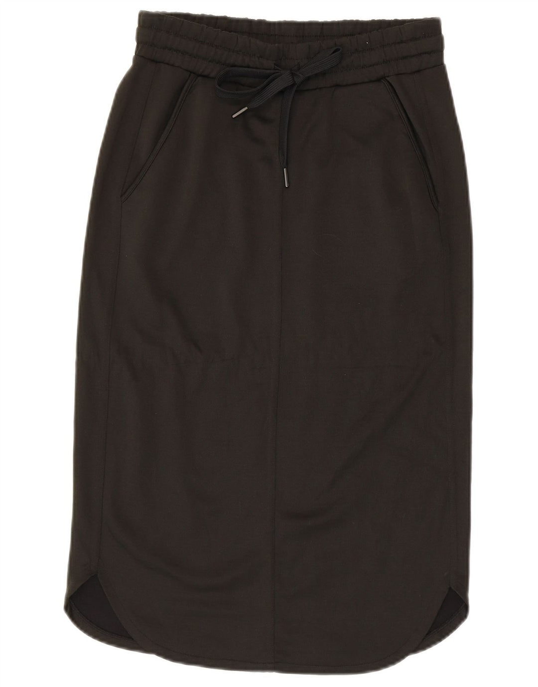 Fusta midi BENETTON pentru femei Mic W27 Kaki Poliester